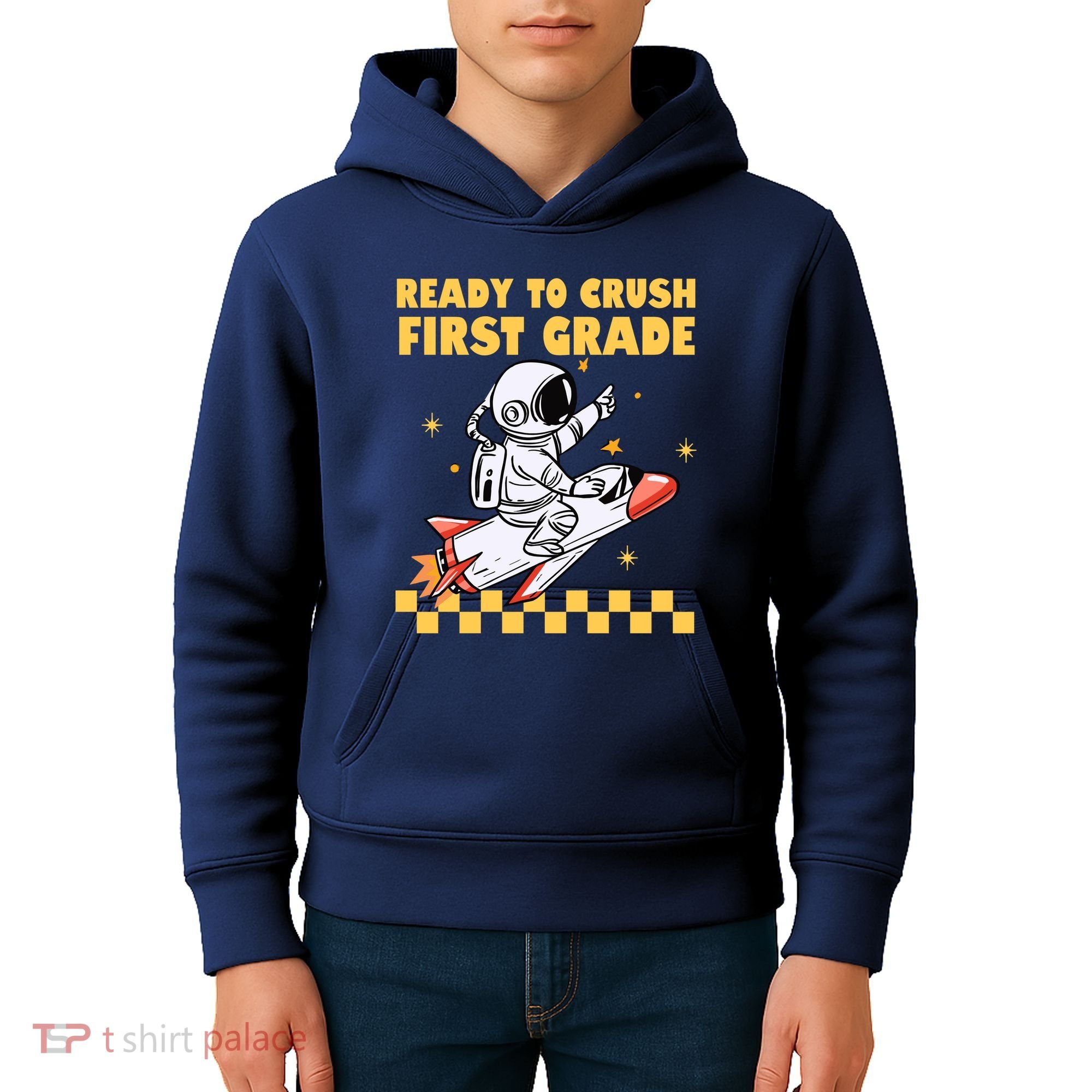 Ready To Crush First Grade Back To School Kids Hoodie