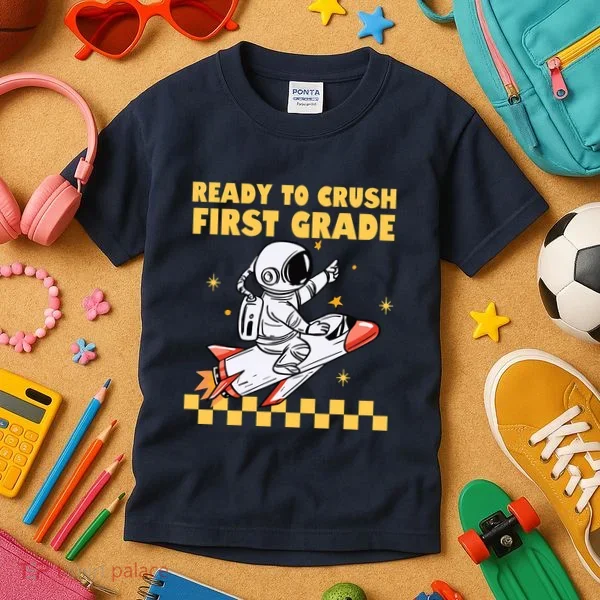 Ready To Crush First Grade Back To School Kids T-Shirt