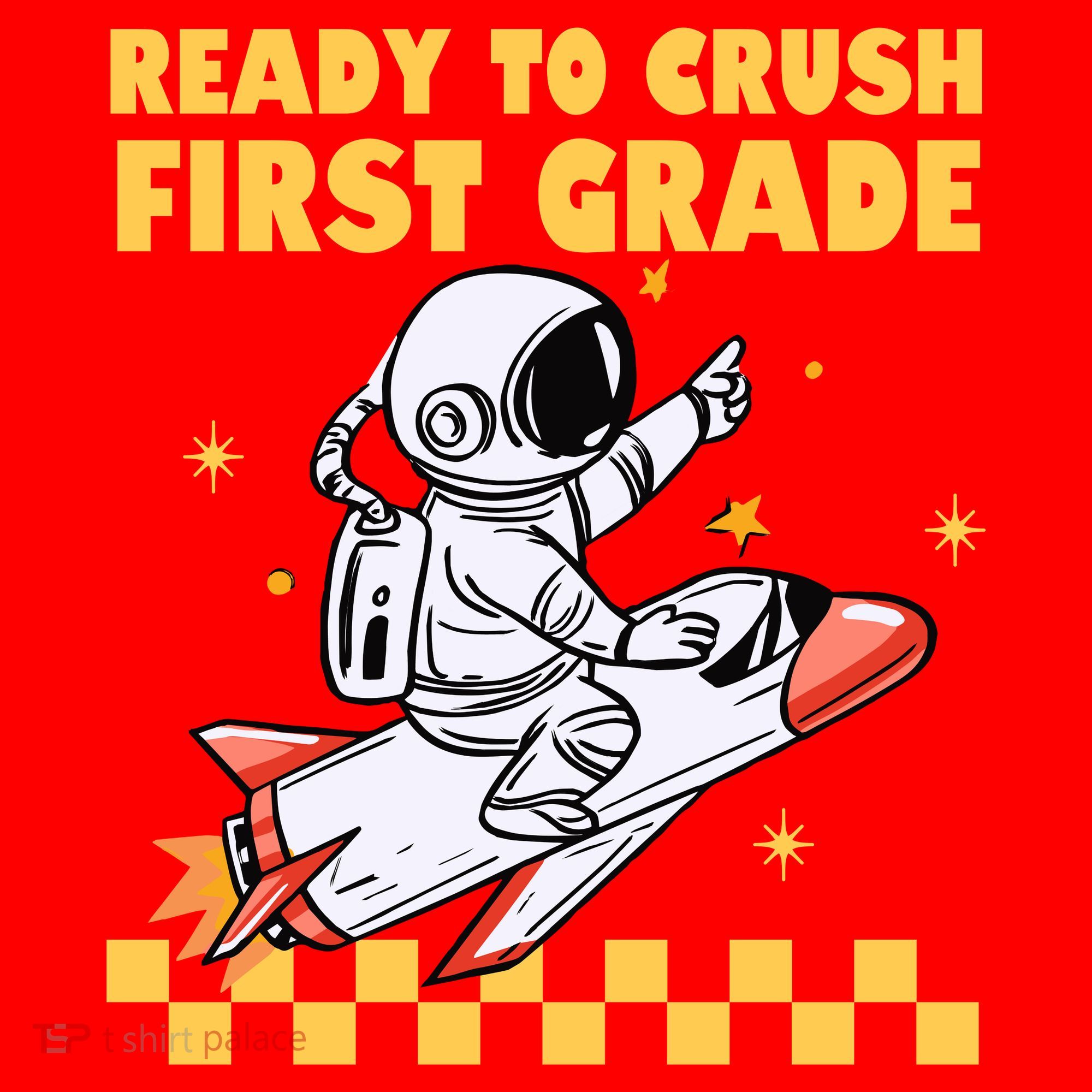 Ready To Crush First Grade Back To School Santa Hat