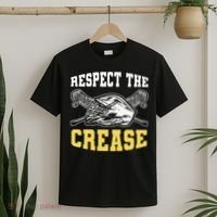 Respect The Crease Lacrosse Goalie Lacrosse Plus Size Shirts For Men And Women T-Shirt thumb 2
