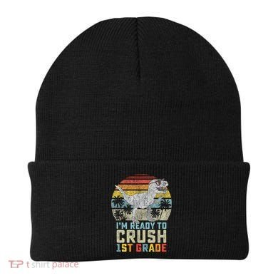 Ready To Crush First Grade 1st Day Of School Dinosaur Beanie