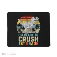 Ready To Crush First Grade 1st Day Of School Dinosaur Mousepad thumb 0