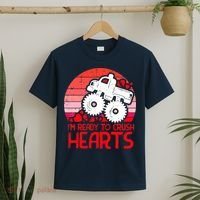 Ready To Crush Hearts Monster Truck Toddler Boys Valentine T-Shirt thumb 2