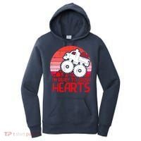 Ready To Crush Hearts Monster Truck Toddler Boys Valentine Women's Hoodie thumb 0