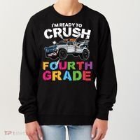 Ready To Crush Fourth Grade Cute 4Th Grade Gift Women's Sweatshirt thumb 0
