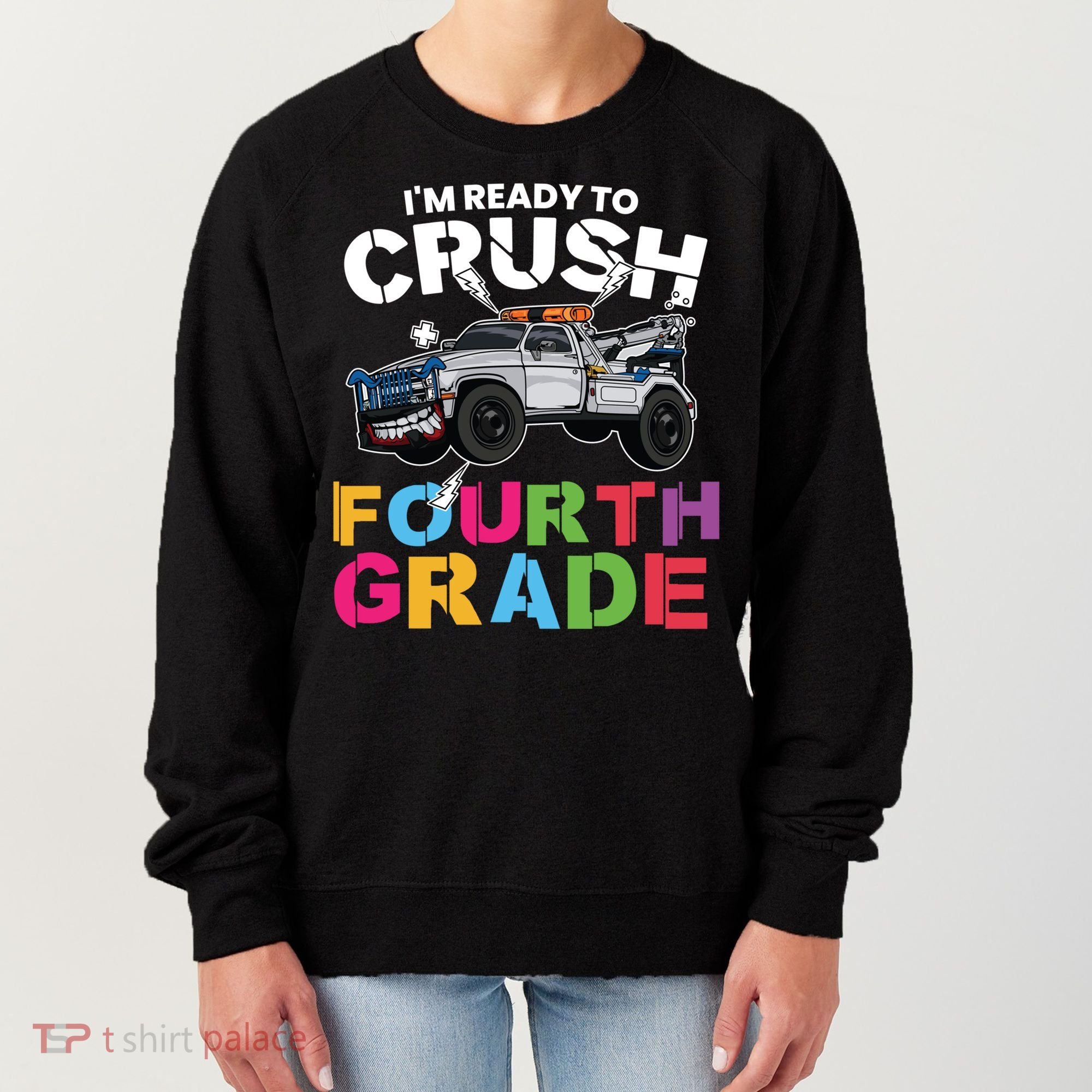 Ready To Crush Fourth Grade Cute 4Th Grade Gift Women's Sweatshirt