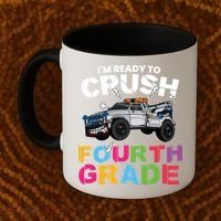Ready To Crush Fourth Grade Cute 4Th Grade Gift Coffee Mug thumb 2