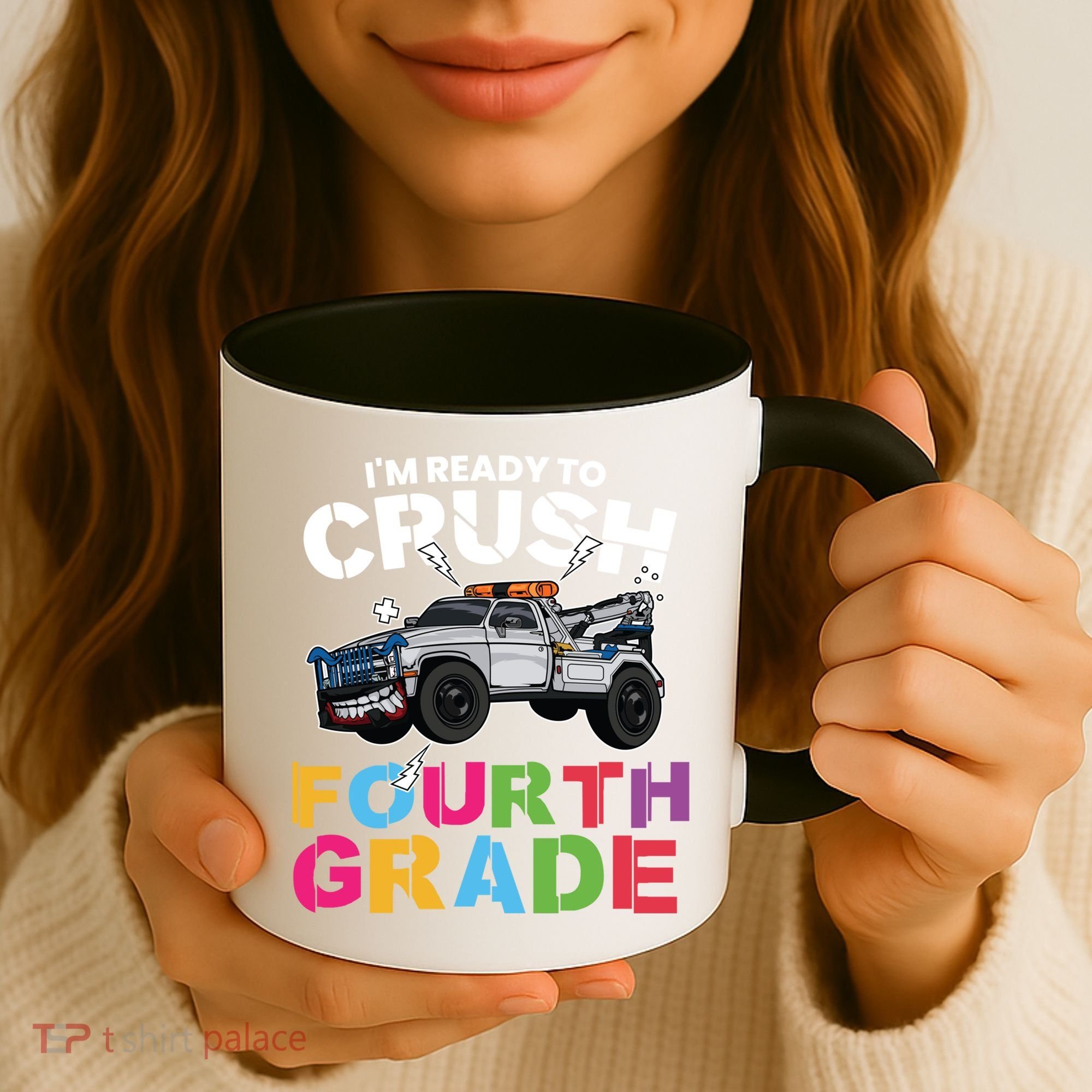 Ready To Crush Fourth Grade Cute 4Th Grade Gift Coffee Mug