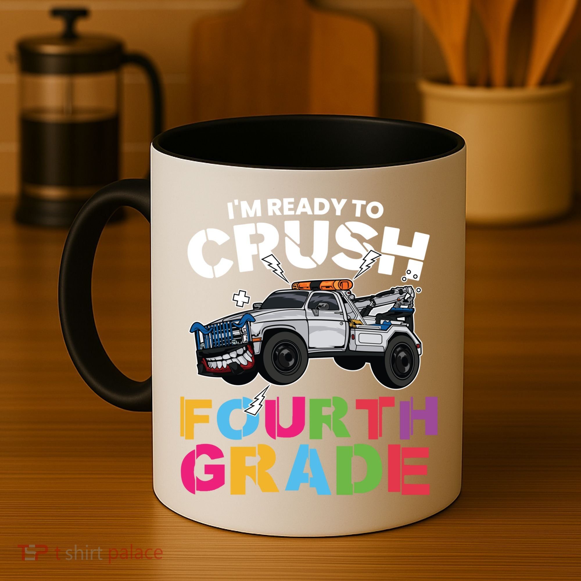 Ready To Crush Fourth Grade Cute 4Th Grade Gift Coffee Mug