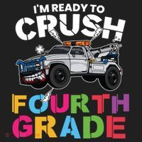 Ready To Crush Fourth Grade Cute 4Th Grade Gift Beanie thumb 2