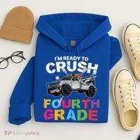 Ready To Crush Fourth Grade Cute 4Th Grade Gift Hoodie thumb 4