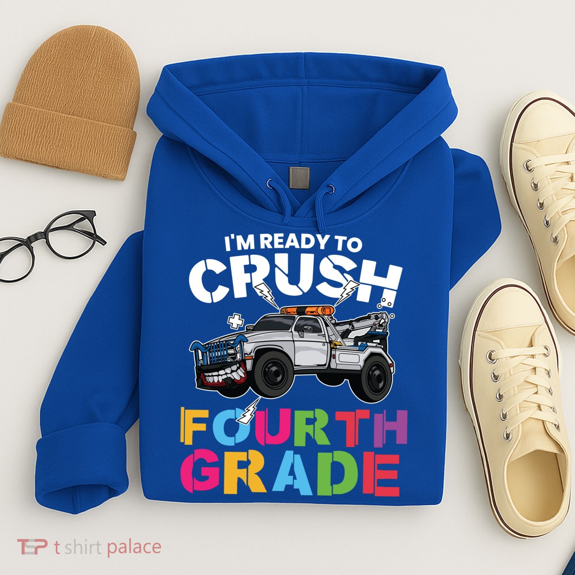 Ready To Crush Fourth Grade Cute 4Th Grade Gift Hoodie