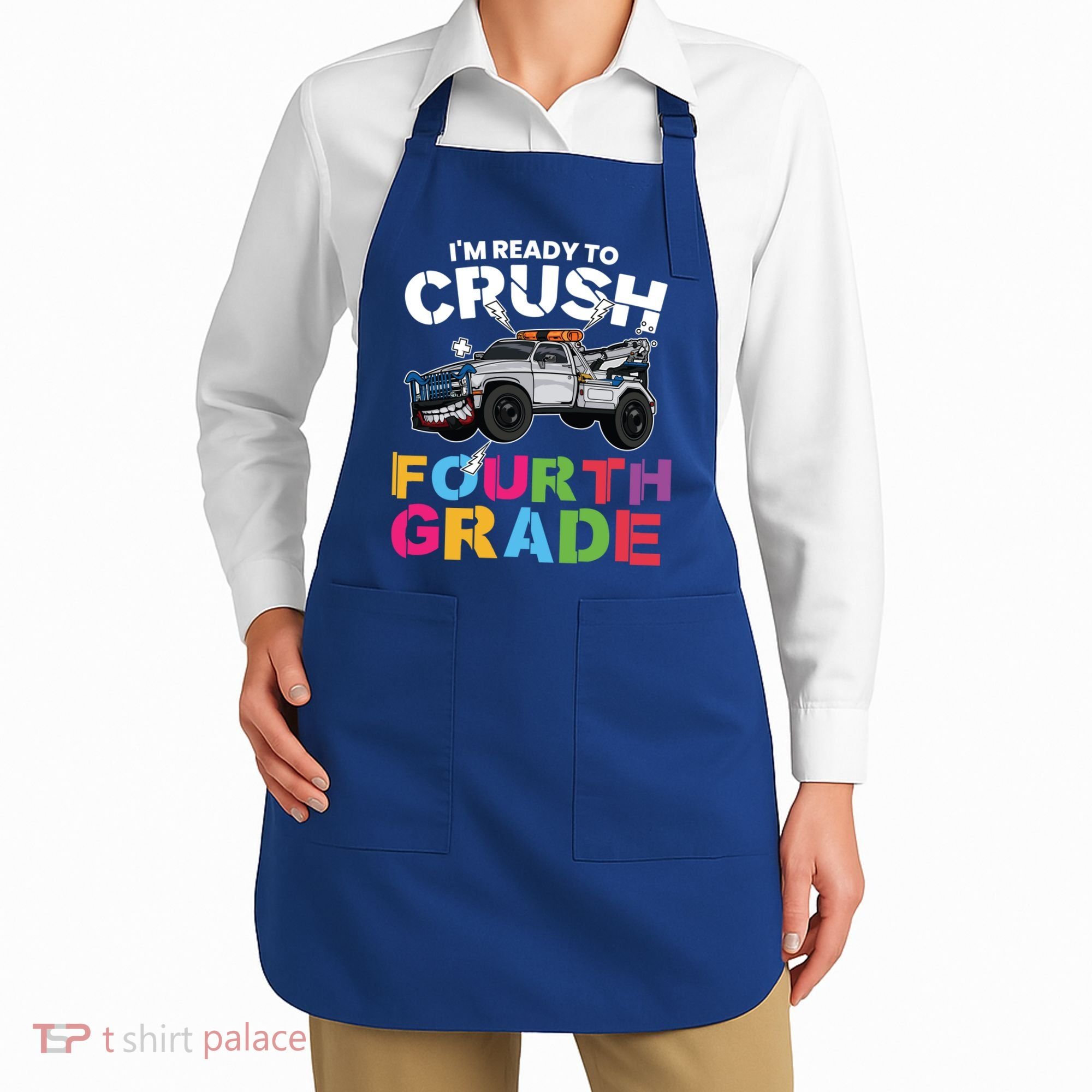 Ready To Crush Fourth Grade Cute 4Th Grade Gift Apron