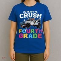 Ready To Crush Fourth Grade Cute 4Th Grade Gift T-Shirt thumb 4