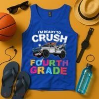 Ready To Crush Fourth Grade Cute 4Th Grade Gift Tank Top thumb 4