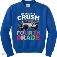 Ready To Crush Fourth Grade Cute 4Th Grade Gift Kids Sweatshirt thumb 0