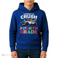 Ready To Crush Fourth Grade Cute 4Th Grade Gift Kids Hoodie thumb 4