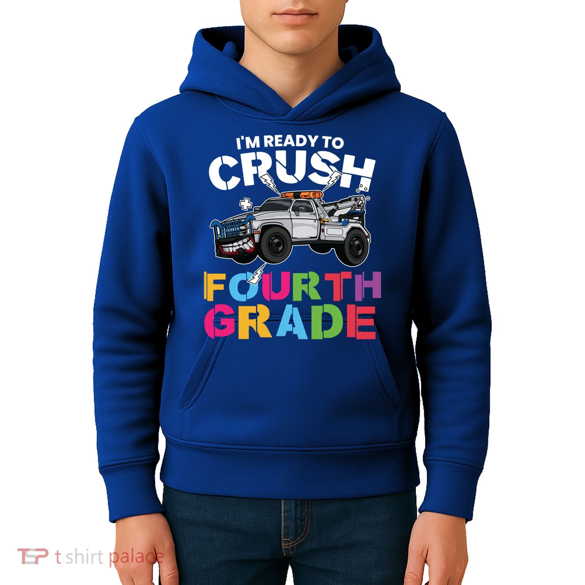 Ready To Crush Fourth Grade Cute 4Th Grade Gift Kids Hoodie