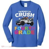 Ready To Crush Fourth Grade Cute 4Th Grade Gift Kids Long Sleeve Shirt thumb 0