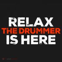 Relax The Drummer Is Here Musician Gift Mousepad thumb 1