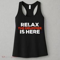 Relax The Drummer Is Here Musician Gift Women's Tank Top thumb 3