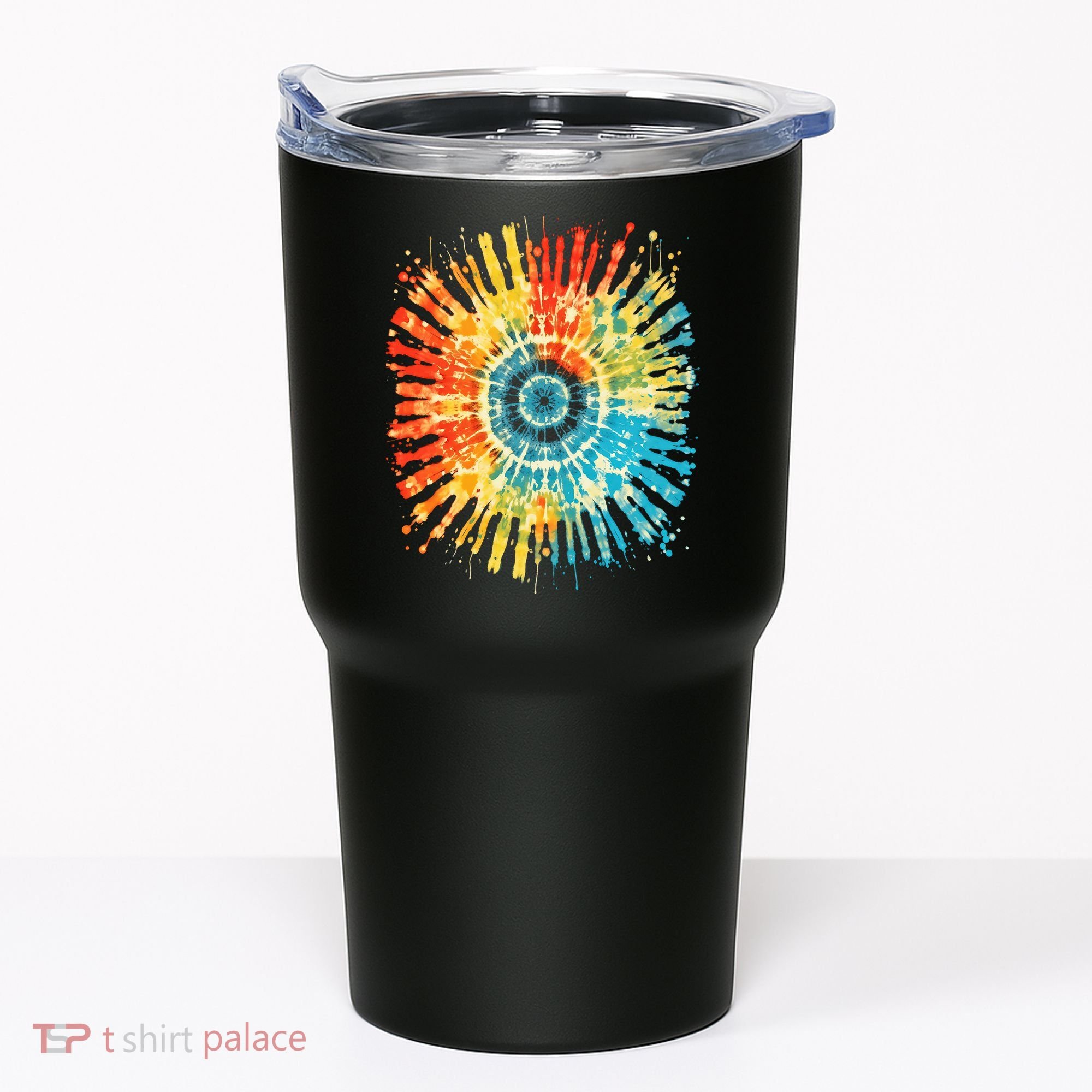 Retro Tie Dye 60s 70s Hippie Aesthetic Graphic Art 100 Tumbler