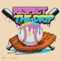 Respect The Drip Baseball Bat Glove Ice Cream Drip Tote Bag thumb 4