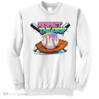 Respect The Drip Baseball Bat Glove Ice Cream Drip Sweatshirt thumb 0