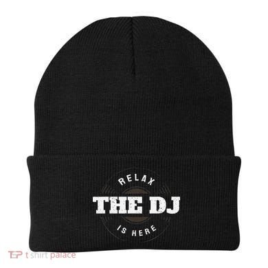 Relax The Dj Is Here Dj Music Beanie