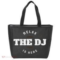 Relax The Dj Is Here Dj Music Tote Bag thumb 0