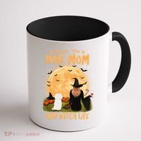 Rocking The Dog Mom And Witch Life Maltese Halloween Funny Gift Coffee Mug thumb 1