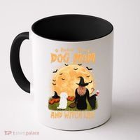 Rocking The Dog Mom And Witch Life Maltese Halloween Funny Gift Coffee Mug thumb 0