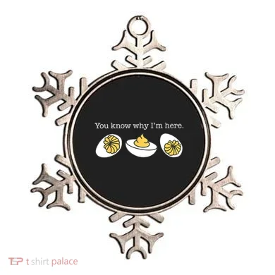 Retro Thanksgiving Dinner You Know Why IM Here Deviled Egg Ornament