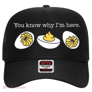 Retro Thanksgiving Dinner You Know Why IM Here Deviled Egg Hat