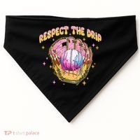 Respect The Drip Baseball Ice Cream Sport Game Day USA-Made Doggie Bandana thumb 0