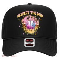 Respect The Drip Baseball Ice Cream Sport Game Day Hat thumb 0