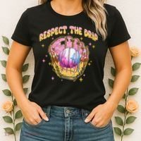 Respect The Drip Baseball Ice Cream Sport Game Day Women's T-Shirt thumb 2