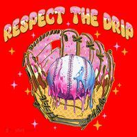 Respect The Drip Baseball Ice Cream Sport Game Day Santa Hat thumb 1
