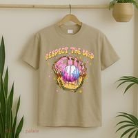 Respect The Drip Baseball Ice Cream Sport Game Day T-Shirt thumb 2