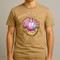 Respect The Drip Baseball Ice Cream Sport Game Day T-Shirt thumb 3