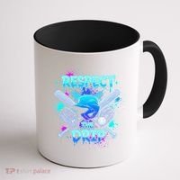 Respect The Drip Baseball Ice Cream Drip Coffee Mug thumb 1