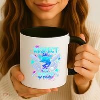 Respect The Drip Baseball Ice Cream Drip Coffee Mug thumb 3