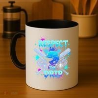 Respect The Drip Baseball Ice Cream Drip Coffee Mug thumb 4