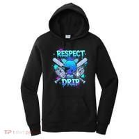 Respect The Drip Baseball Ice Cream Drip Women's Hoodie thumb 0