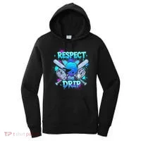 Respect The Drip Baseball Ice Cream Drip Women's Hoodie thumb 0