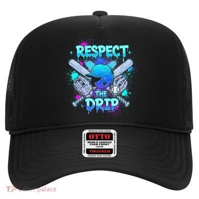 Respect The Drip Baseball Ice Cream Drip Hat