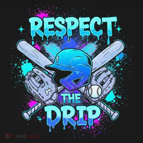Respect The Drip Baseball Ice Cream Drip Women's T-Shirt