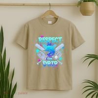 Respect The Drip Baseball Ice Cream Drip T-Shirt thumb 2