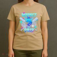 Respect The Drip Baseball Ice Cream Drip T-Shirt thumb 4