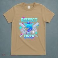 Respect The Drip Baseball Ice Cream Drip T-Shirt thumb 5